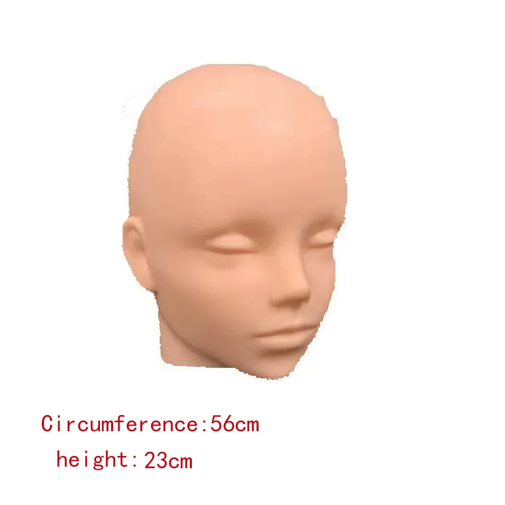 Wig Head Model Mannequin Dummy Wig Glasses Hat Display Stand Rack Hairpieces Stand Holder Head Model Wig Display with Stand