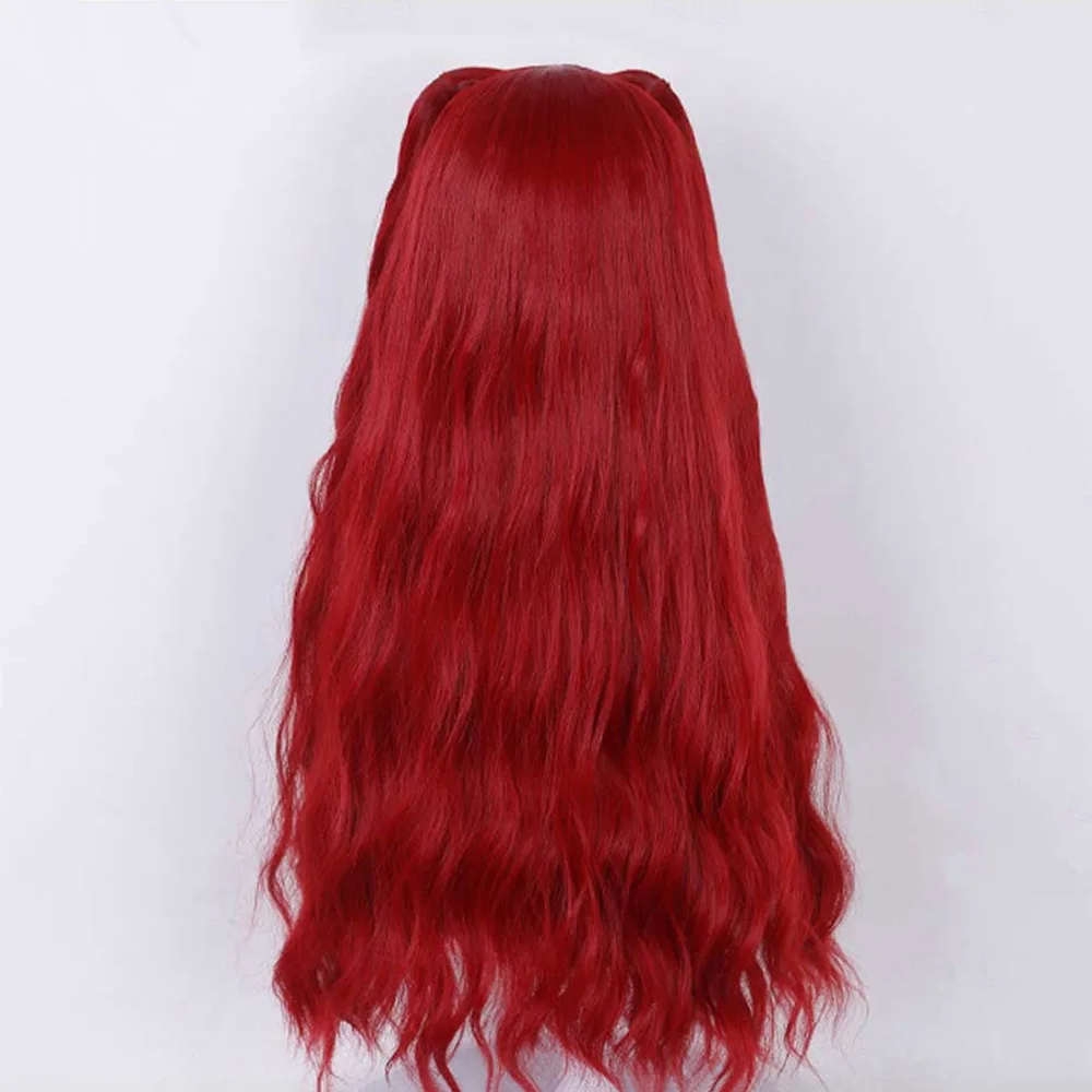 Synthetic Hair Fantasy Villain Heir Rebel Princess Descendants Wicked Wonderland Braided Long Wavy Cosplay Wig for Halloween
