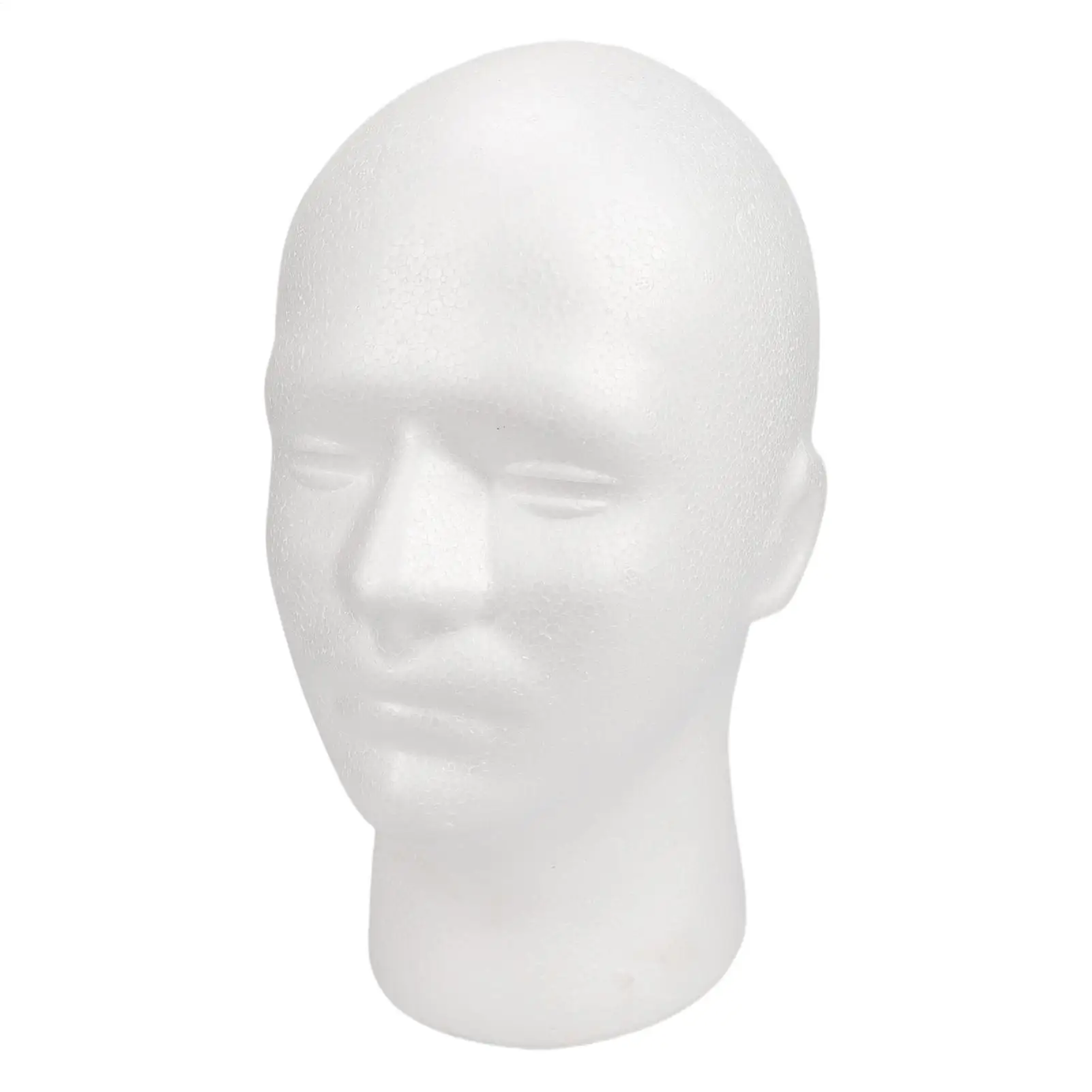1PC Styrofoam Mannequin Manikin Head Model Foam Wig Hair Glasses Display Wig Hair Glasses Headwear Display Accessories