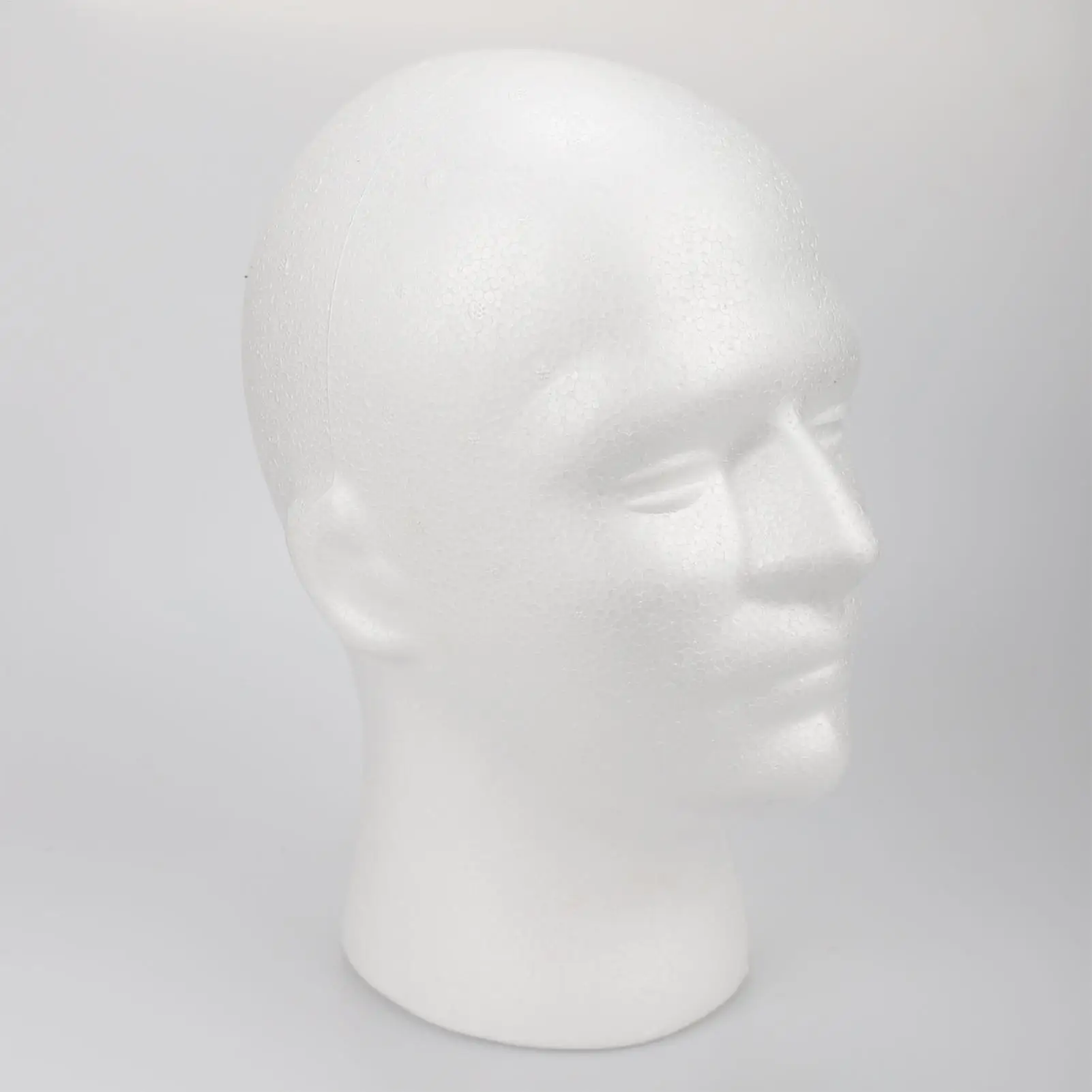 1PC Styrofoam Mannequin Manikin Head Model Foam Wig Hair Glasses Display Wig Hair Glasses Headwear Display Accessories