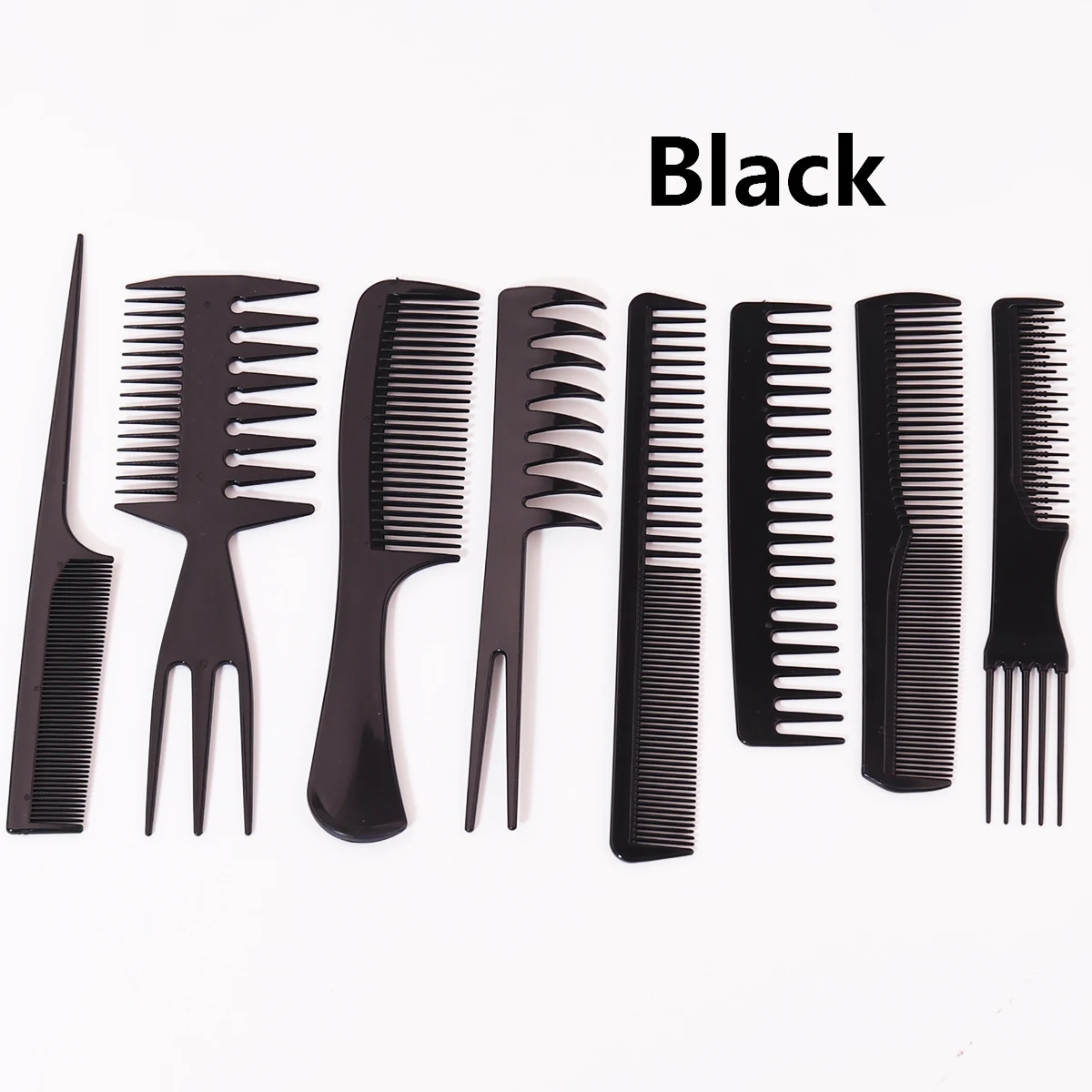 8 Piece Styling Hair Comb anti Static Ponytail Comb Makeup Comb Hair Clipper Accessories Hair Comb Special for Real Hair Wigs