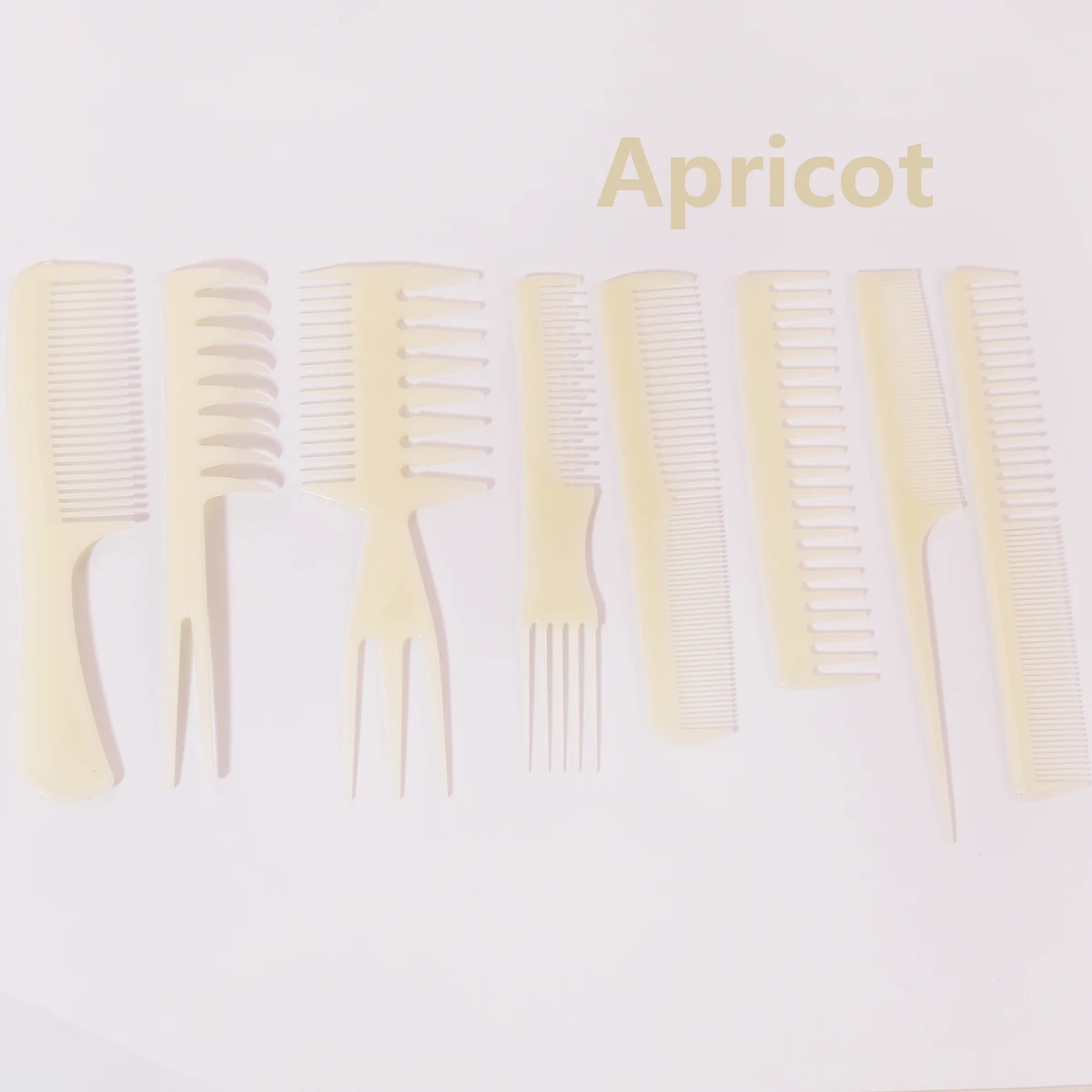 8 Piece Styling Hair Comb anti Static Ponytail Comb Makeup Comb Hair Clipper Accessories Hair Comb Special for Real Hair Wigs