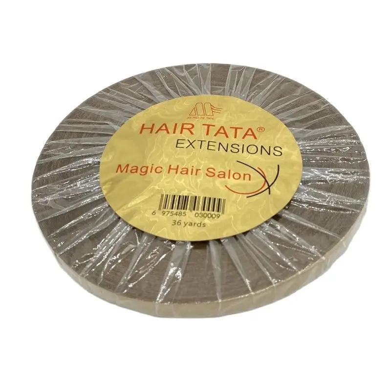 1 Roll 36 Yards Width 0.8/1cm Double Side Adhesive Hair Extensions Tape TATA Hair Extension Support Tape for Tape Hair Extension