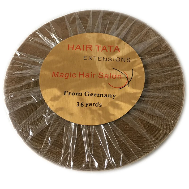 1 Roll 36 Yards Width 0.8/1cm Double Side Adhesive Hair Extensions Tape TATA Hair Extension Support Tape for Tape Hair Extension