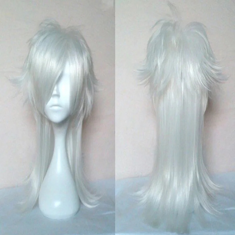 Dramatical Murder DMMD Seragaki Aoba Cosplay Costume Party Wig Two Tone Blue Ombre Synthetic Hair