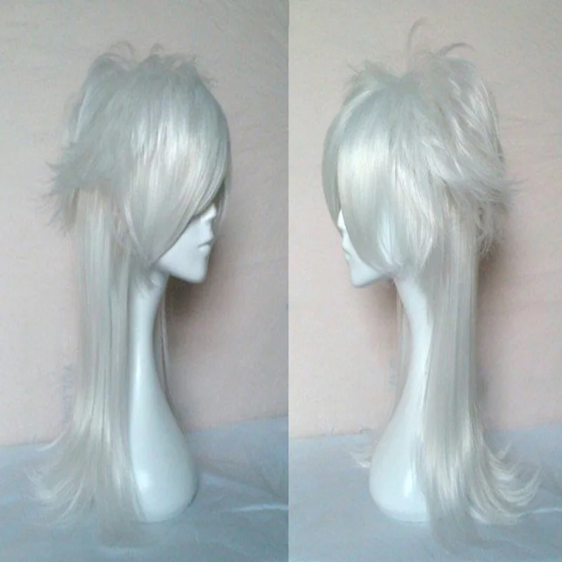 Dramatical Murder DMMD Seragaki Aoba Cosplay Costume Party Wig Two Tone Blue Ombre Synthetic Hair
