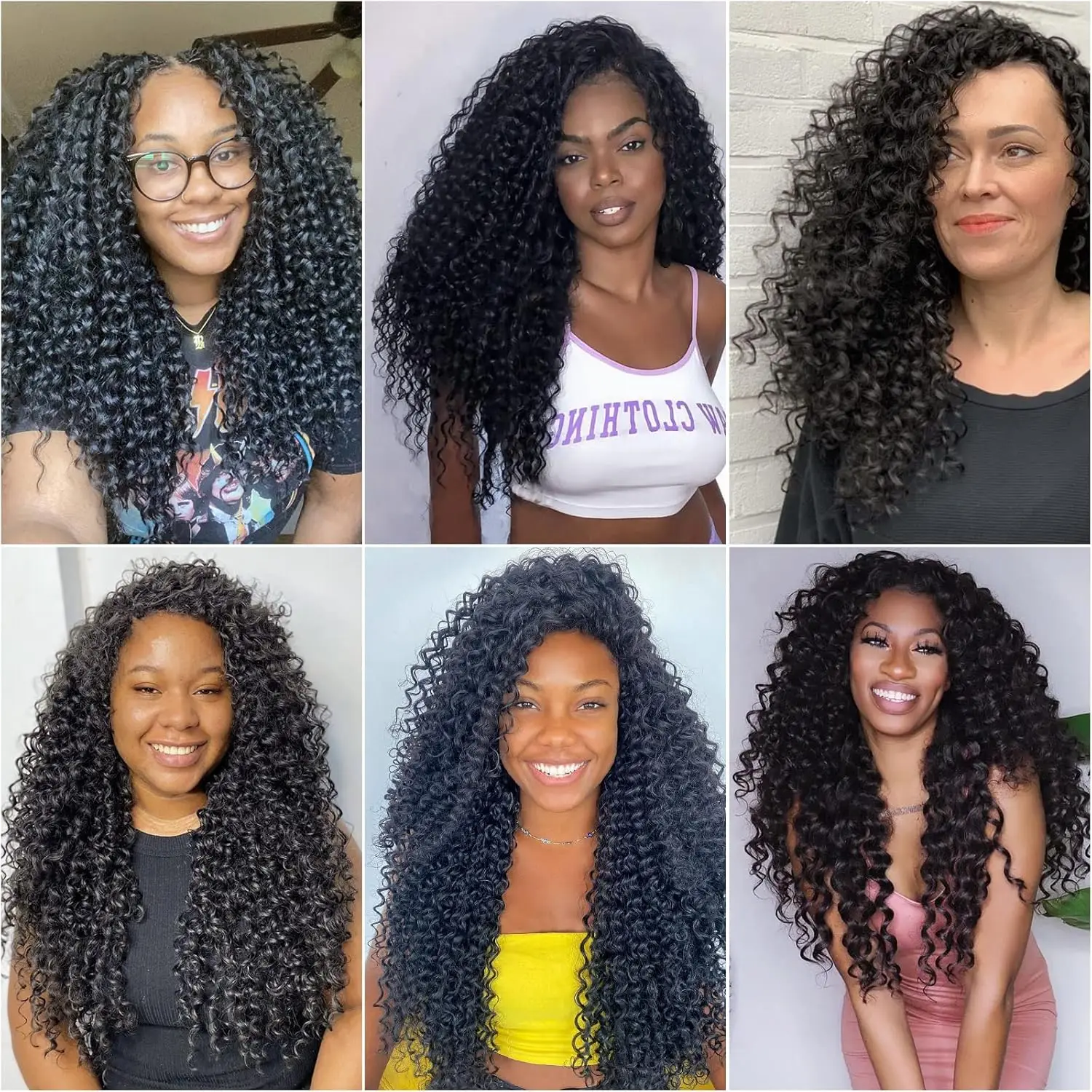 10/14/18/22 inch Natural GoGo Curl Crochet Hair , Natural Black Color Beach Curls Crochet Hair,st Water Wave Go Go Synthetic