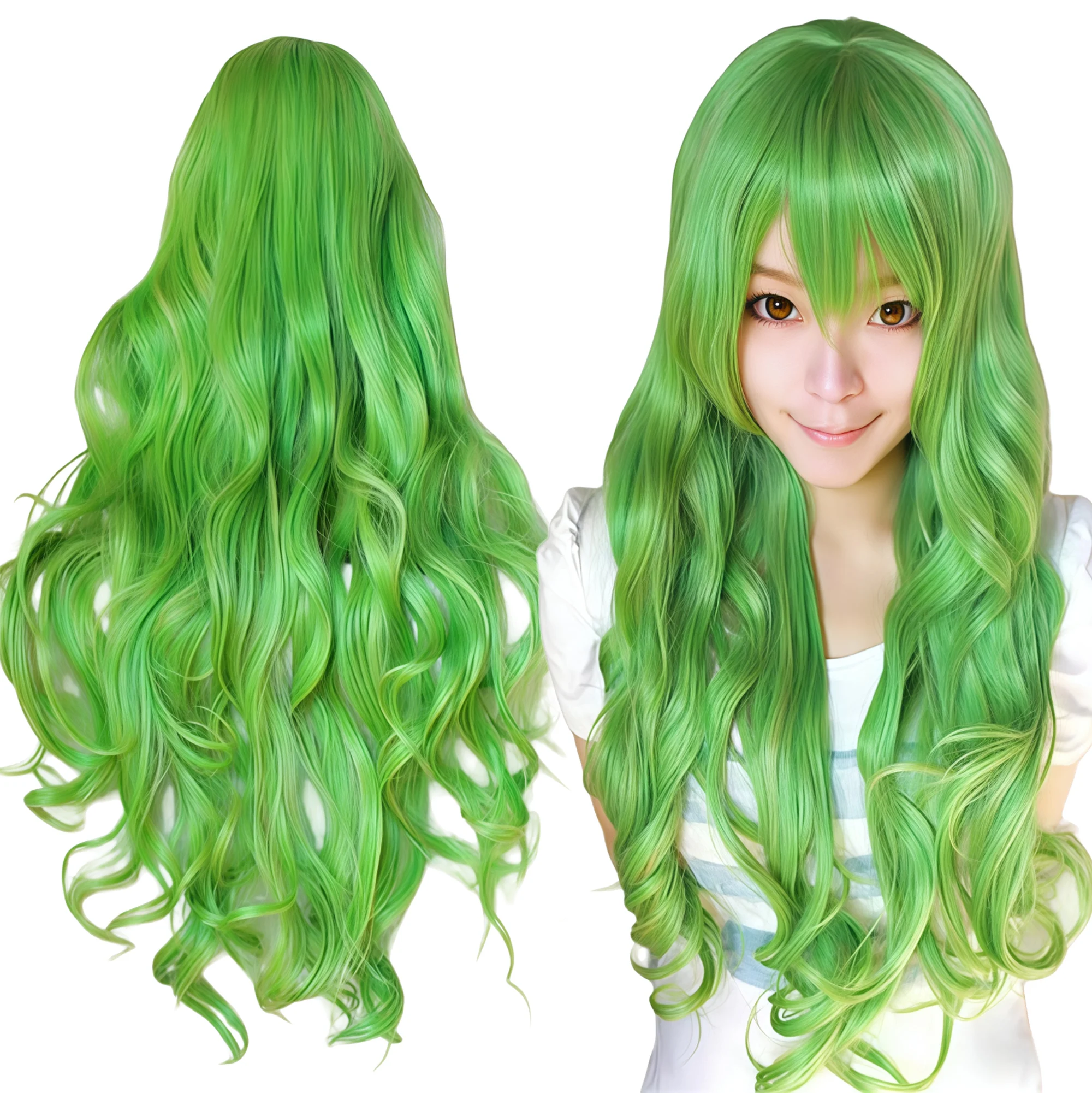 Synthetic Hair Hot Pink Cosplay Wig Morgiana Lolita Hair Curly Anime Rose Itsuki Nakano Wigs Halloween Costume Wig