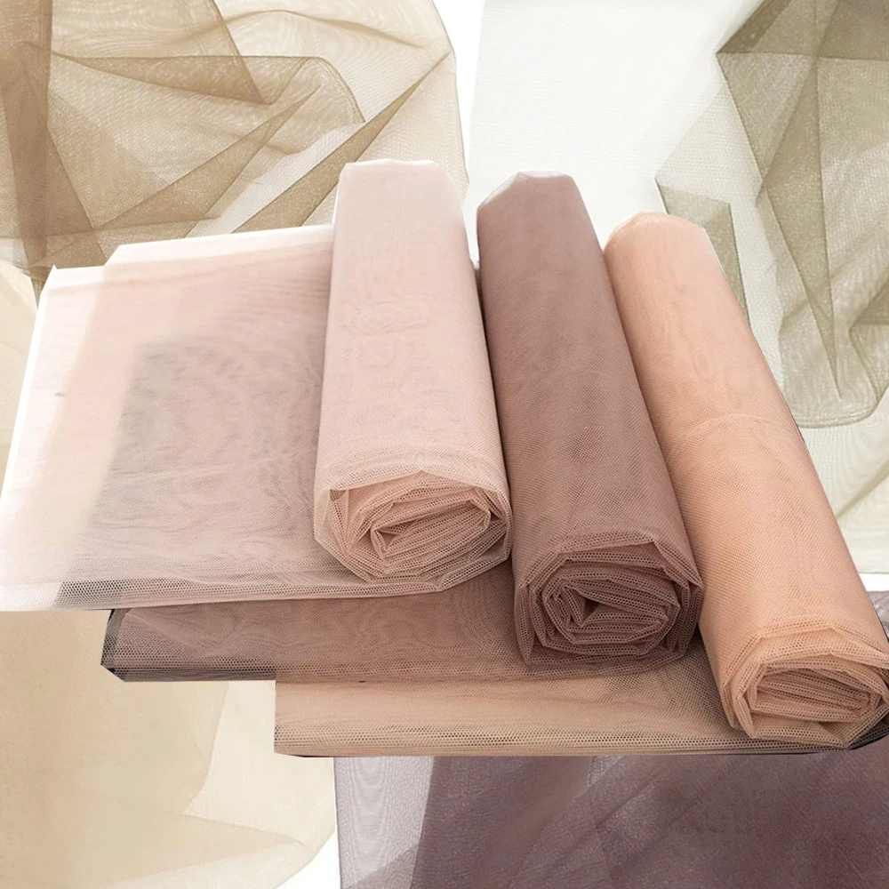 Swiss Lace Mesh For Wigs Making Lace Wig Base Cap Lace Frontal Closure 1Yard Lace Top Wig Material Weaving Netting Invisible