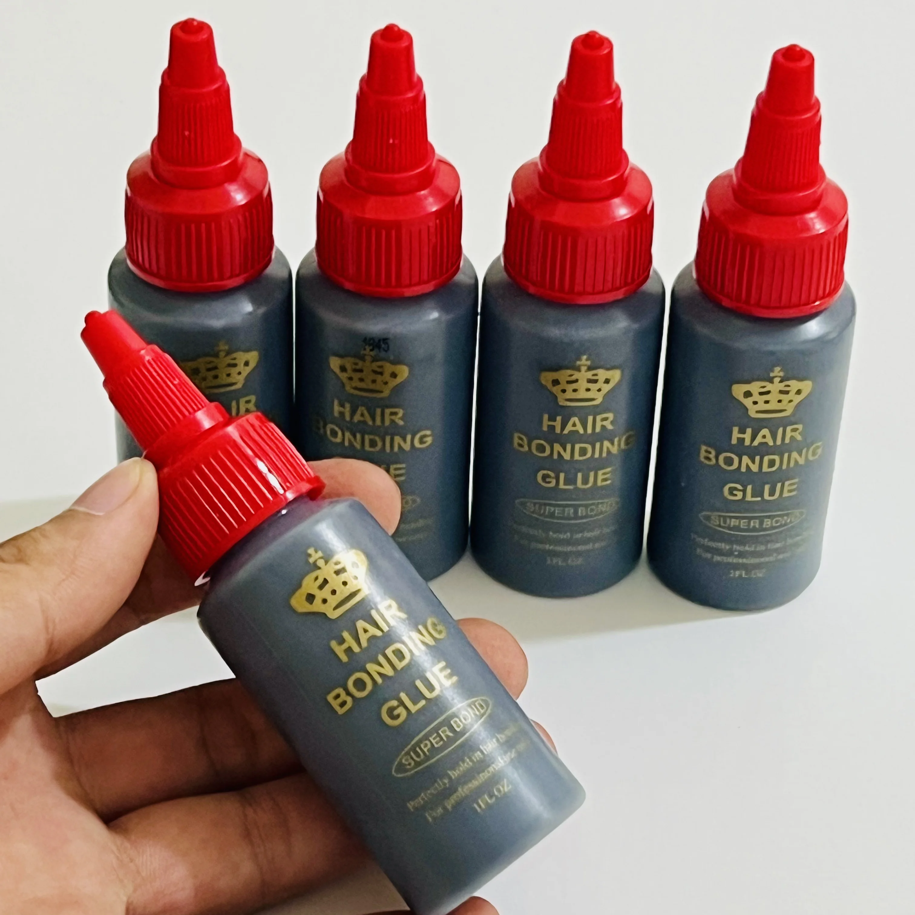 Wholesale 1 Oz/ 2 Oz/4Oz 30 ML/60mL/118mL Ack Hair Weft Bonding Glue Hair Weave Bond