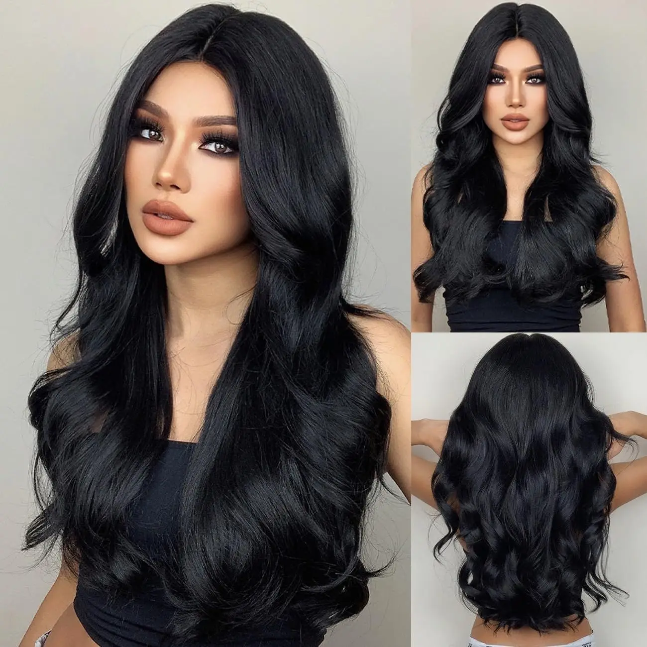 Big Waves of Golden Synthetic Wig for Halloween Party Cosplay Role-Playing Daily Wear with High-Temperature Synthetic Wig Cap