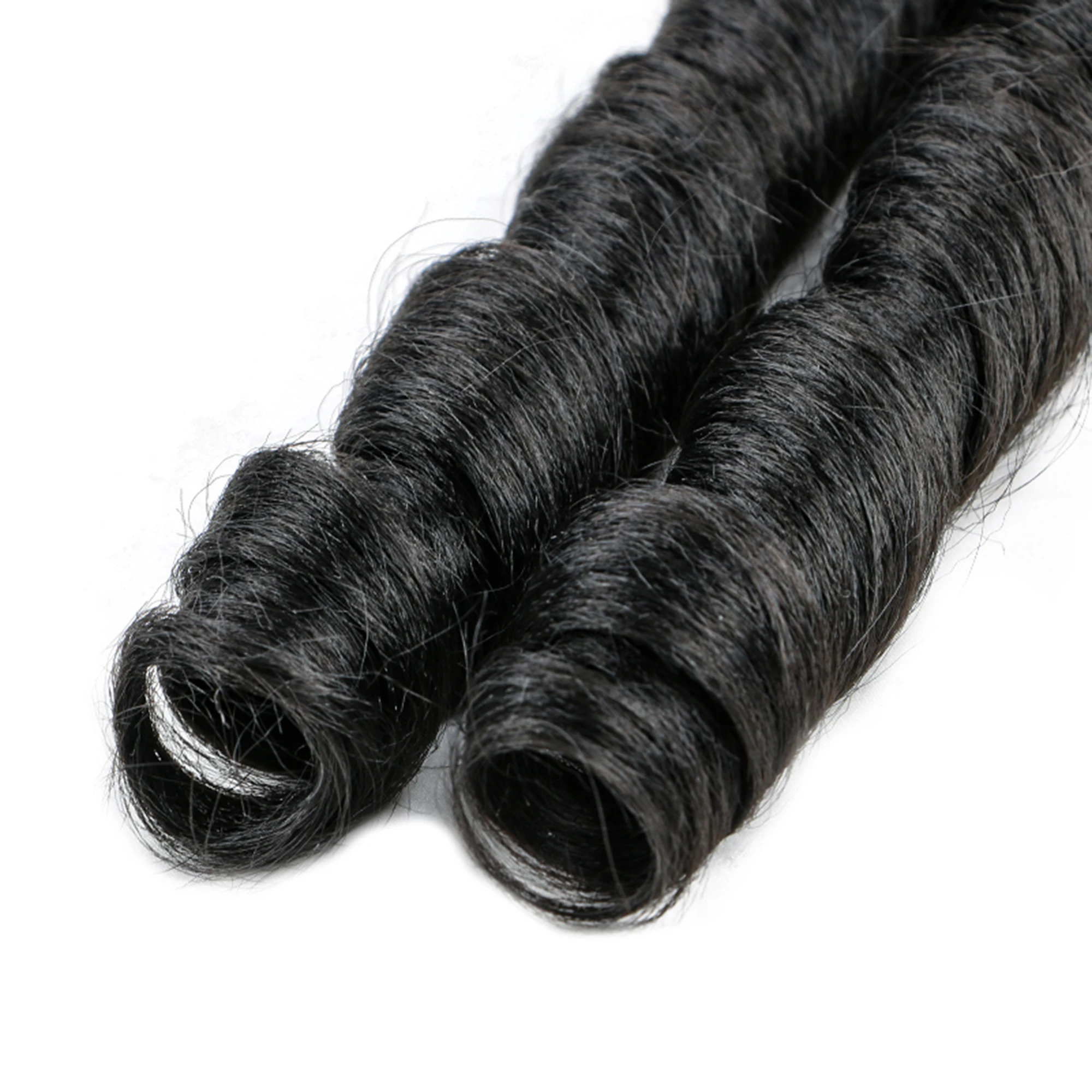French Curly Braiding Hair Synthetic Wavy Hair Bundles Extensions Loose Weave Bundles 24 Inch 3pcs/Pack French Curly Braid Hairs