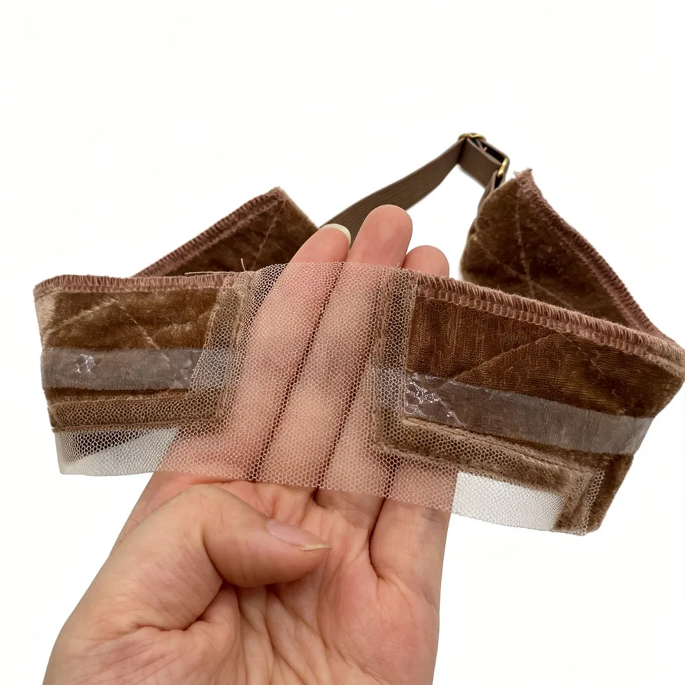 1pc Invisible Lace Wig Grip Band Velcro Adjustable Non Slip Headband for Lace Front Wigs for Women Wig Accessories