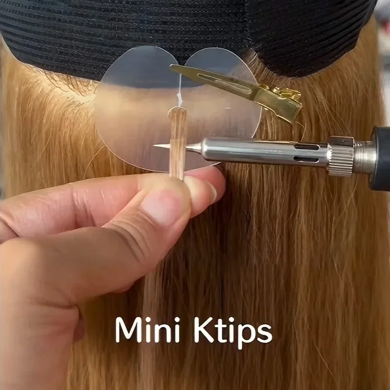 Digital Hair Extension Iron Professional Salon Tool Installing Mini Keratin Tips Hair Extensions Hair Strands Bonding Equipment