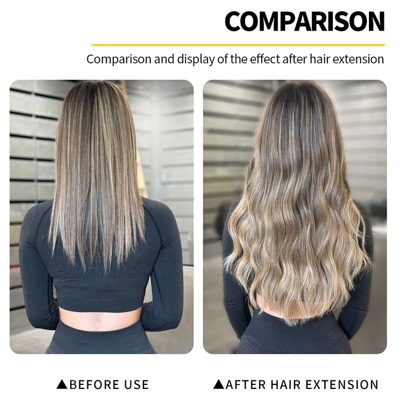Digital Hair Extension Iron Professional Salon Tool Installing Mini Keratin Tips Hair Extensions Hair Strands Bonding Equipment