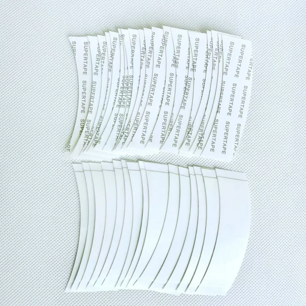 36 Strips Super Tape C-Contour Ultra Hold Double-Sided Adhesive Tape Waterproof Strong Hair System Tape for Toupee Wig
