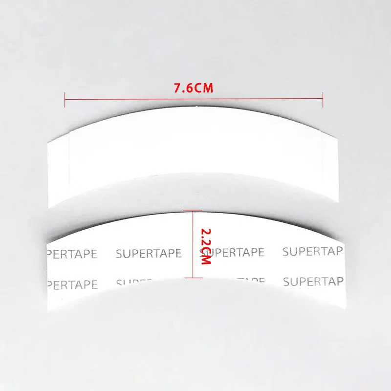 36 Strips Super Tape C-Contour Ultra Hold Double-Sided Adhesive Tape Waterproof Strong Hair System Tape for Toupee Wig
