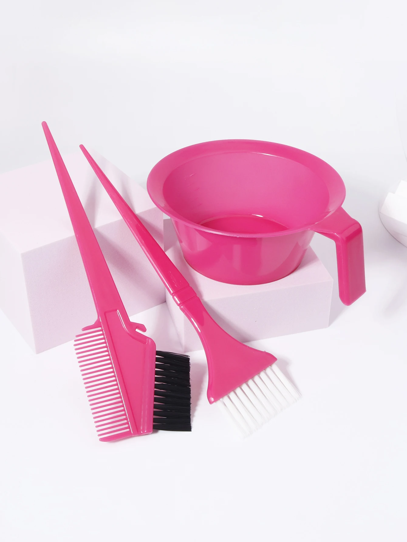 3pcs Hair Dye Set, Professional Hair Dye Brush, Hair Dye Bowl, Suitable for Hair Salons, Special for Real Hair Wigs