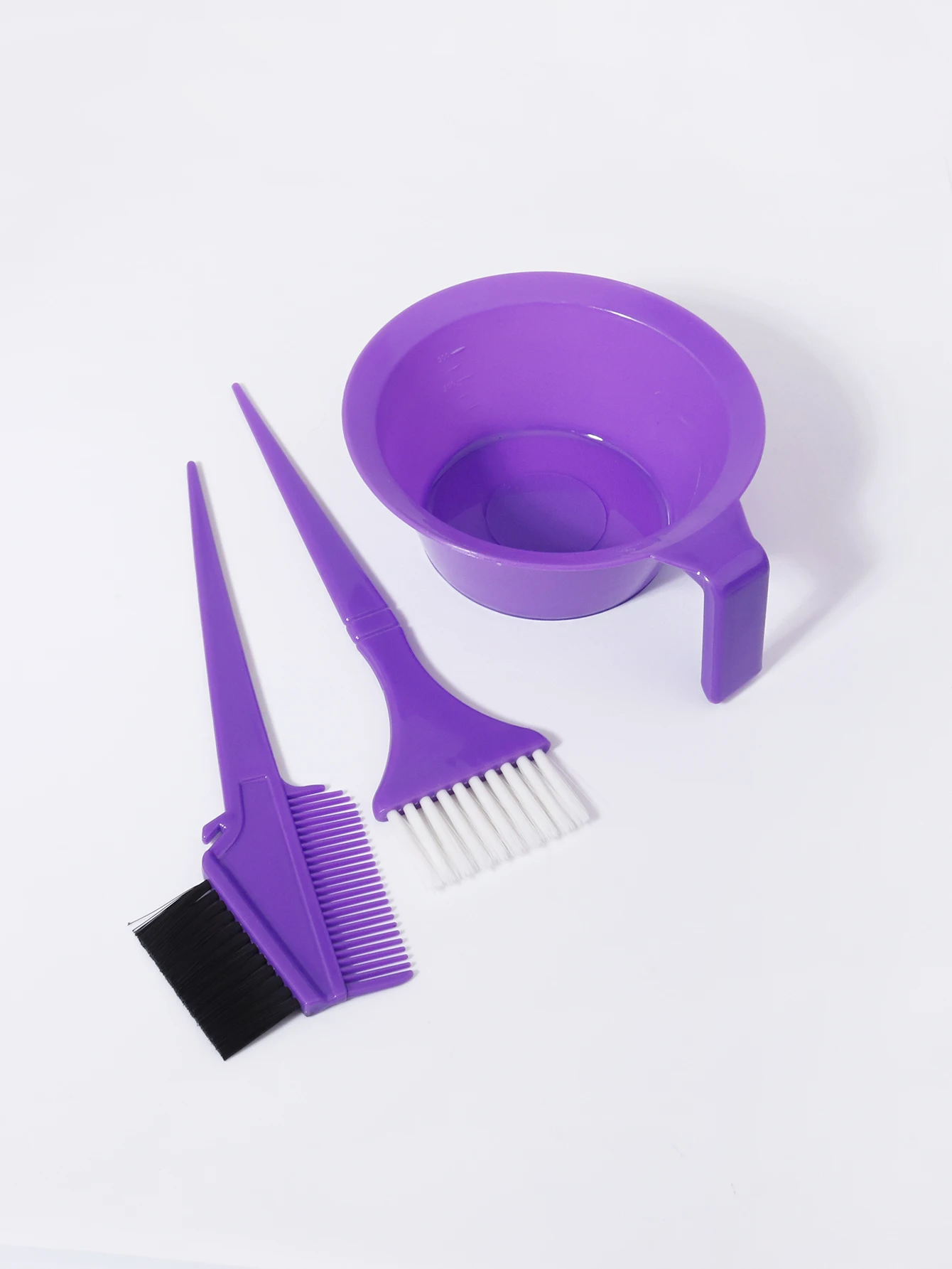 3pcs Hair Dye Set, Professional Hair Dye Brush, Hair Dye Bowl, Suitable for Hair Salons, Special for Real Hair Wigs