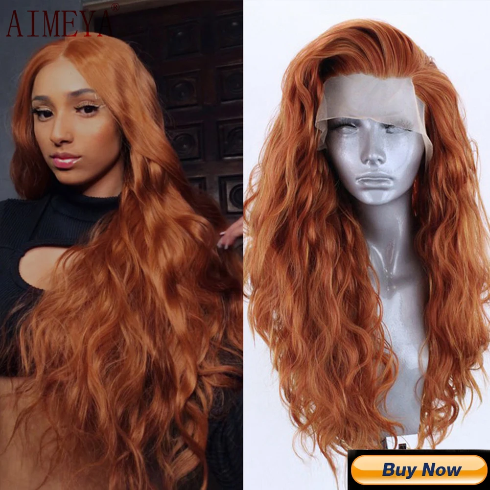 AIMEYA Short Wigs for Women Synthetic Lace Front Wig Black Wave Bob Lace Wig Pre Plucked Hairline Cosplay Part Wigs Daily Used