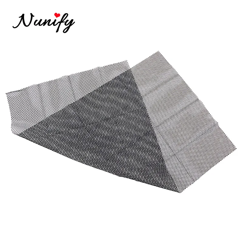 Nunify 1Pcs/Lot Black Color Hairnets Women Hair Toupees Stretch Lace Wig Net Hair Weaving Nets For Hair Weft Hair Net Online