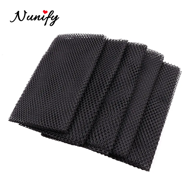 Nunify 1Pcs/Lot Black Color Hairnets Women Hair Toupees Stretch Lace Wig Net Hair Weaving Nets For Hair Weft Hair Net Online