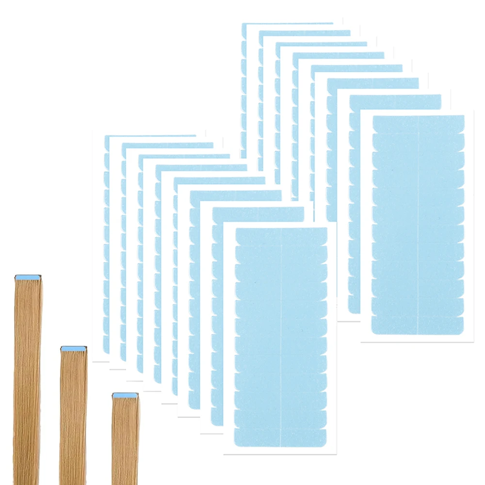 120/480/720Pcs Hair Extension Tape Double Sided Hair Tape, Adhesive Replacement Tape for Hair Extensions