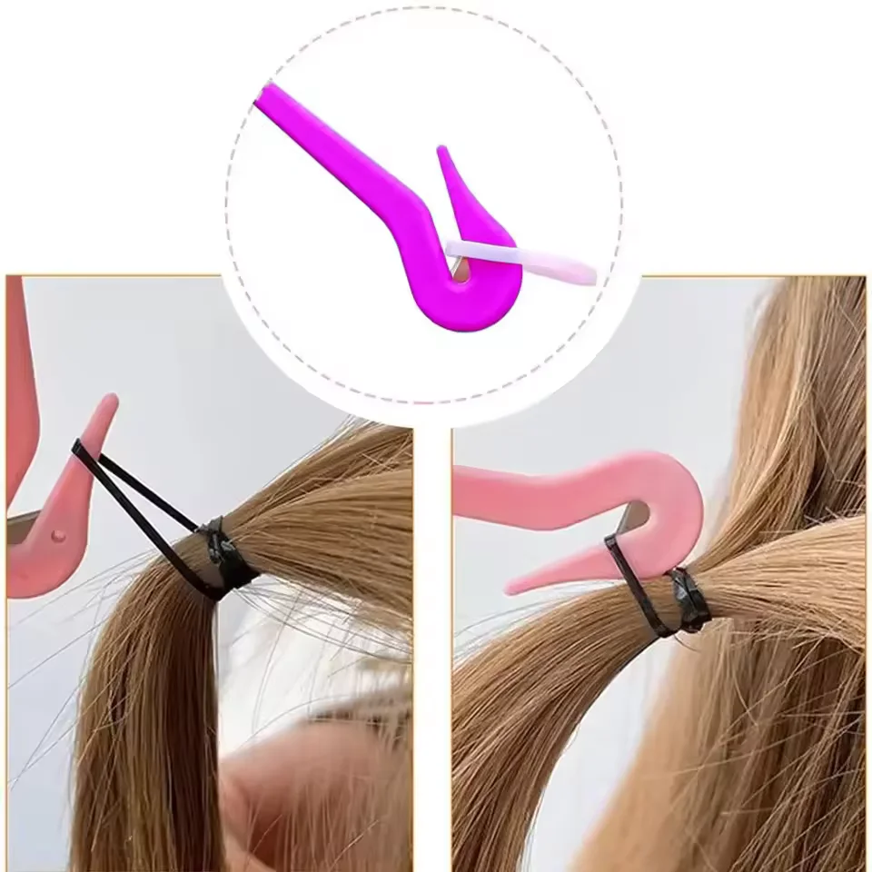 10 pcs Hair Elastic Rubber Bands Cutter Tool – Easy To Use, Pain Free, No Hair Damage – Cutter Tool for