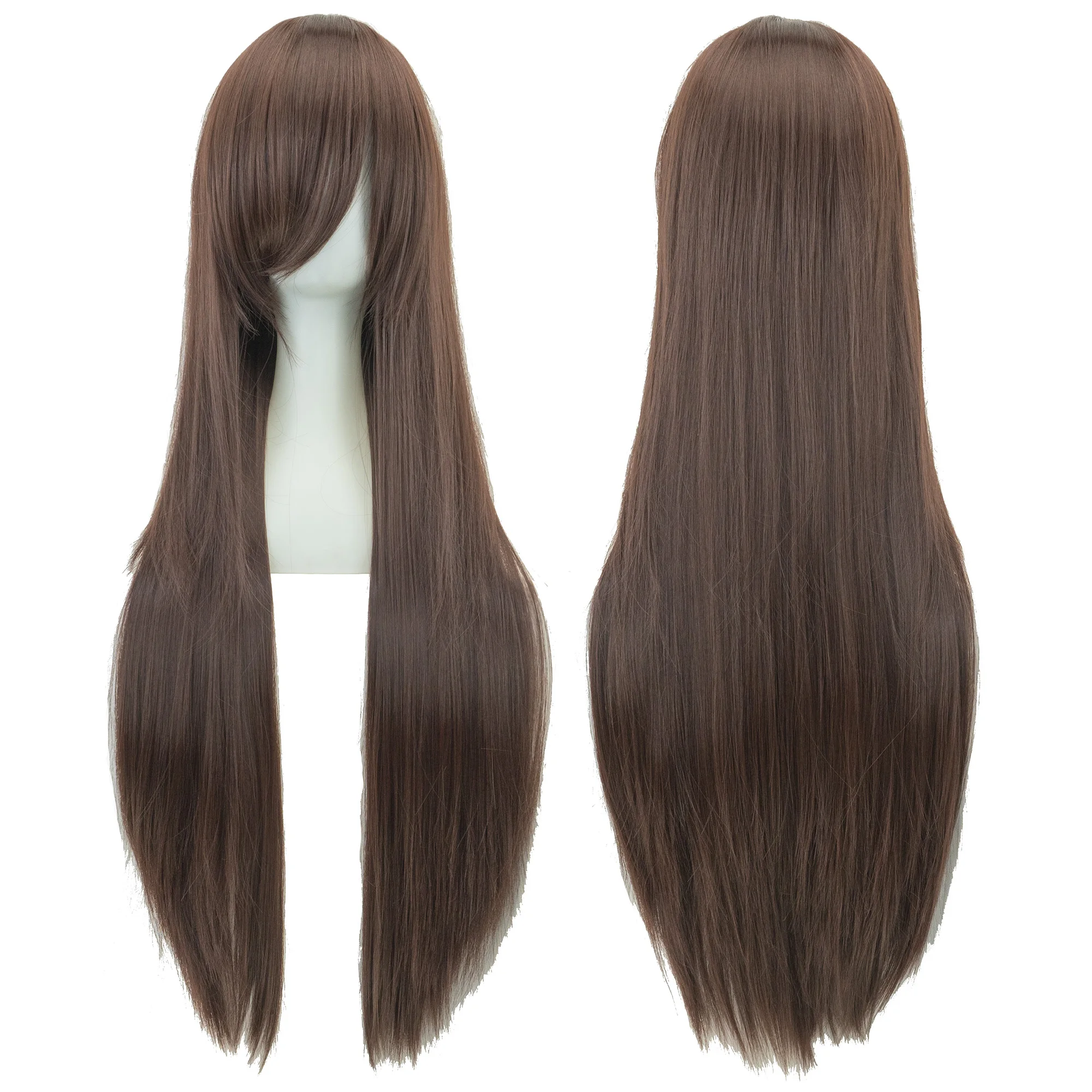 Synthetic Hair Brown Long Cosplay Wigs Straight Wig Chitanda Eru Anime Hair Pieces Costume Wig