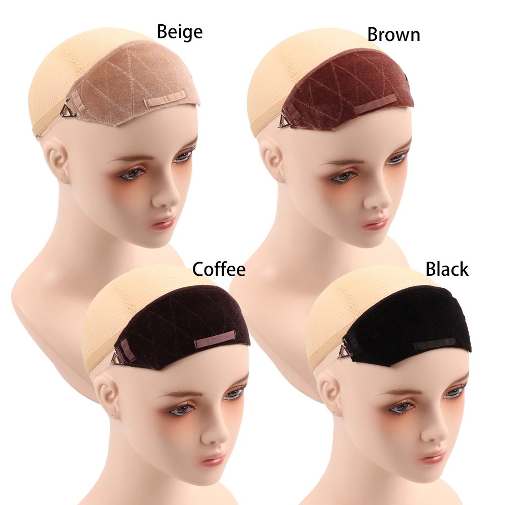 Velvet Wig Grip Band Glueless Top Grip For Hair Topper Adjustable Translucent Strap Top Headband For Your Wig Or Topper