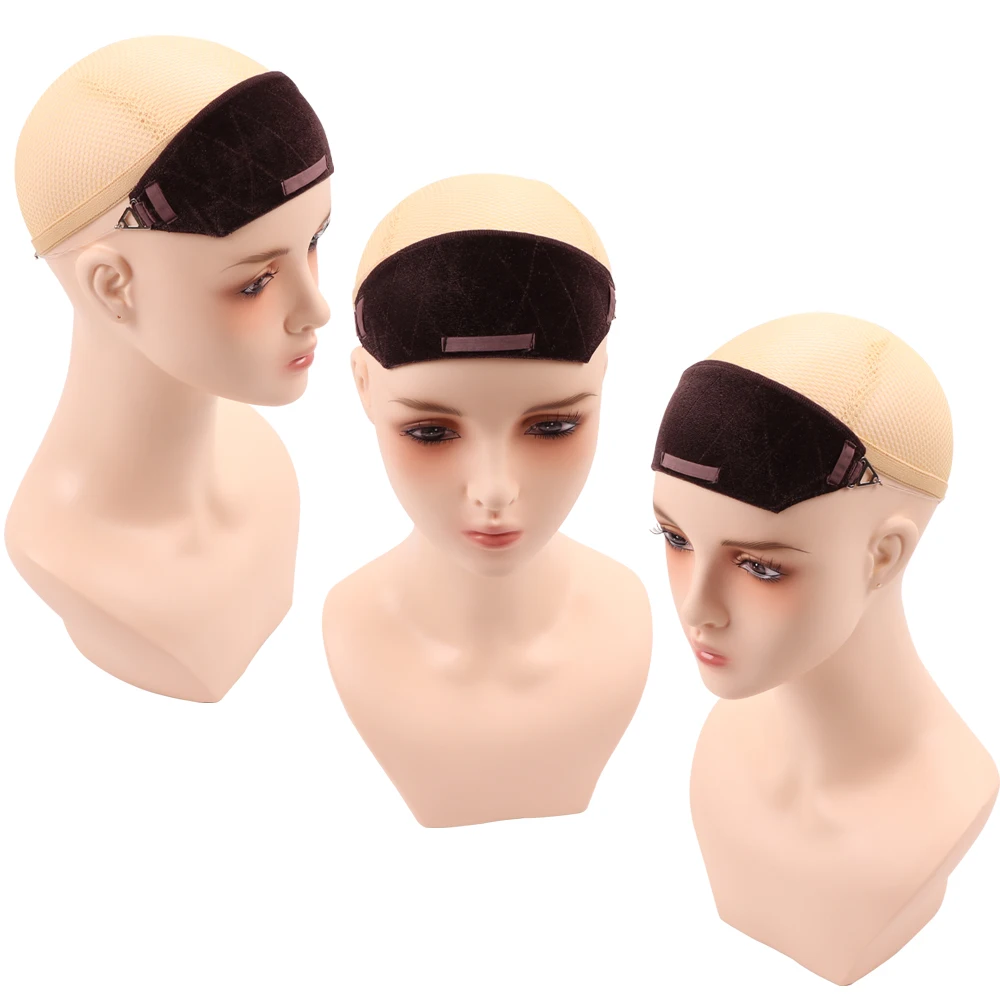 Velvet Wig Grip Band Glueless Top Grip For Hair Topper Adjustable Translucent Strap Top Headband For Your Wig Or Topper