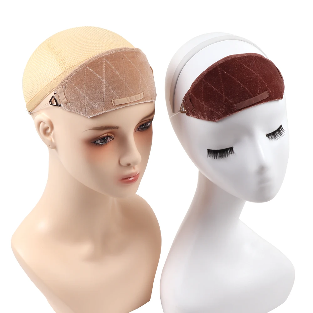 Velvet Wig Grip Band Glueless Top Grip For Hair Topper Adjustable Translucent Strap Top Headband For Your Wig Or Topper
