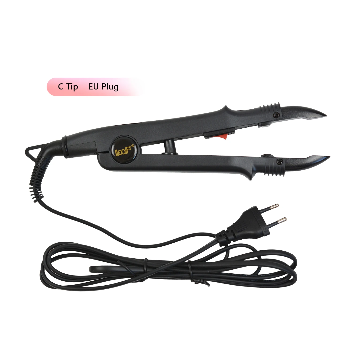 1Pc Hair Extension Fusion Iron EU /US Plug JR-611 A/B/C Tip Constant Temperature Heat Connector Wand Keratin Melting Tool