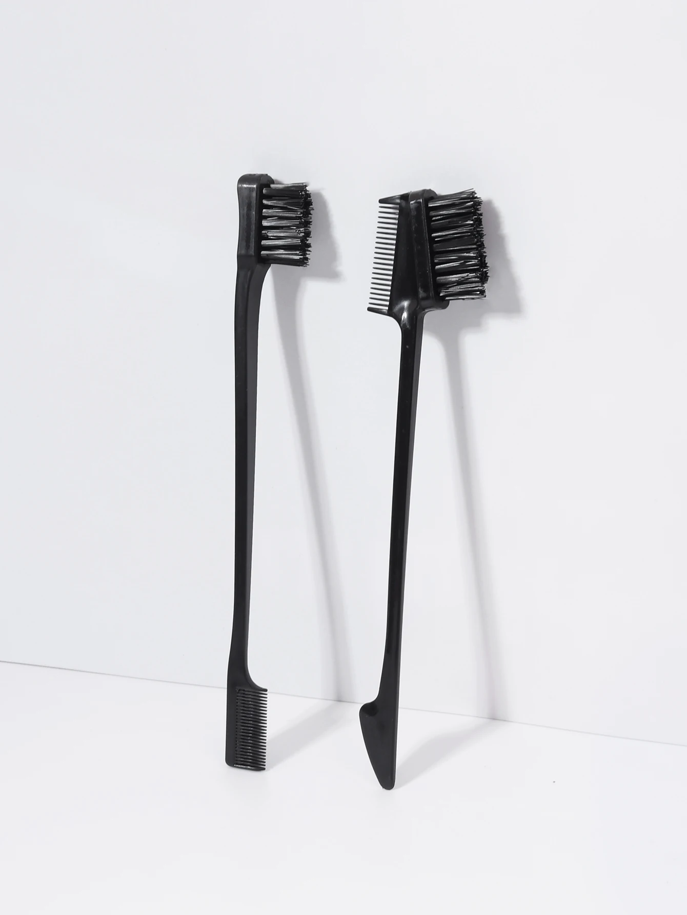 2pcs edge control brushes, suitable for hair edge and eyebrow styling in women,special for real hair wigs