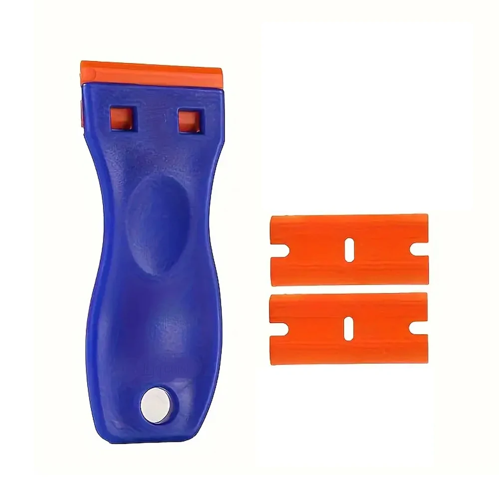 Hair Extension Tools Remover Scraper Tool Plastic Razor Blade With Replacement Blades In Extensions Tool Adhesive-Remover