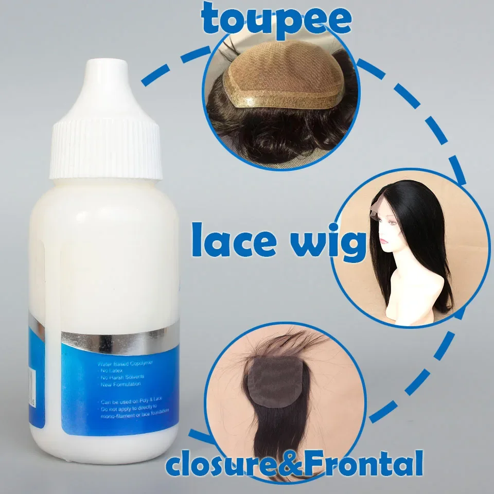 GHOSTBOND Hair Replacement Adhesive 1.3oz- Invisible Wig Bonding Glue: Water & Oil-Resistant, Non-Toxic
