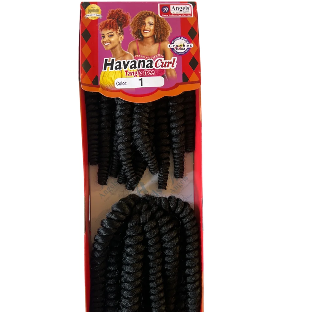 Havanna Curl Braids 8 Inch Synthetic Short Spring Twist Crochet Hair Pre Twisted Braids Hair Extensions for Women 235g/packs