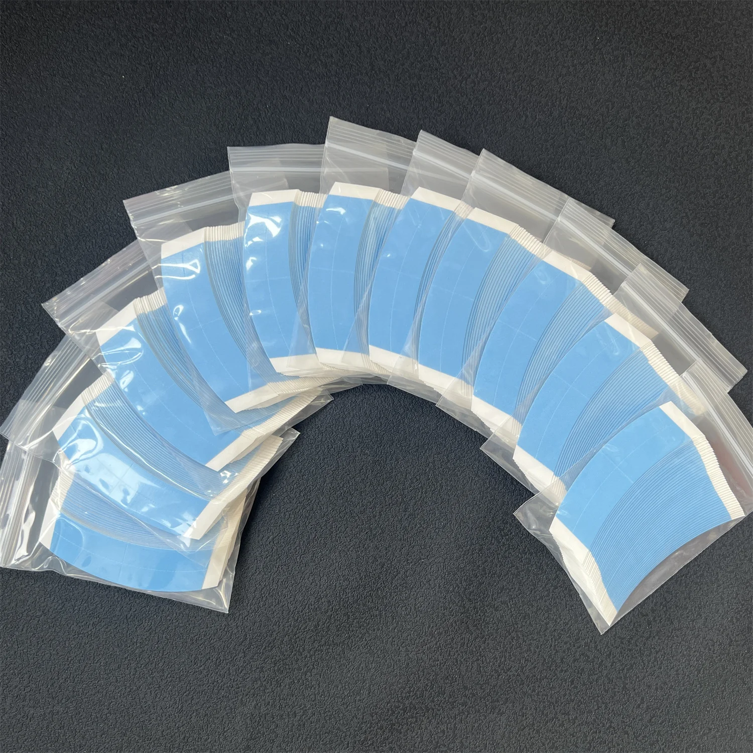 36pcs Curved Walker Tape Double-Sided Ultra Hold Tape Hair System Tape Hold Bonding Glue for Salon Lace System and Men's Toupee
