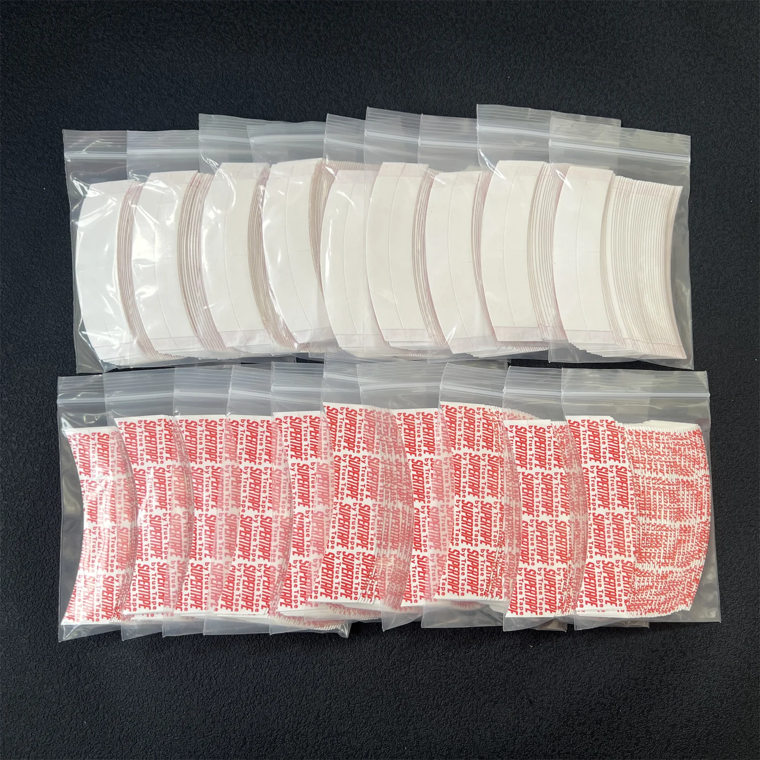 36pcs Curved Walker Tape Double-Sided Ultra Hold Tape Hair System Tape Hold Bonding Glue for Salon Lace System and Men's Toupee