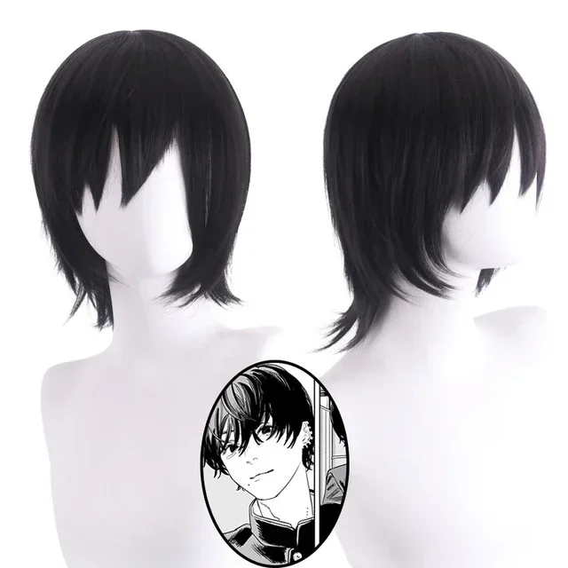 Synthetic Anime Chainsaw Man Wig Makima Reze Angel Devil Quanxi Makima Power Hayakawa Aki Denji Heat Resistant Hair Wigs