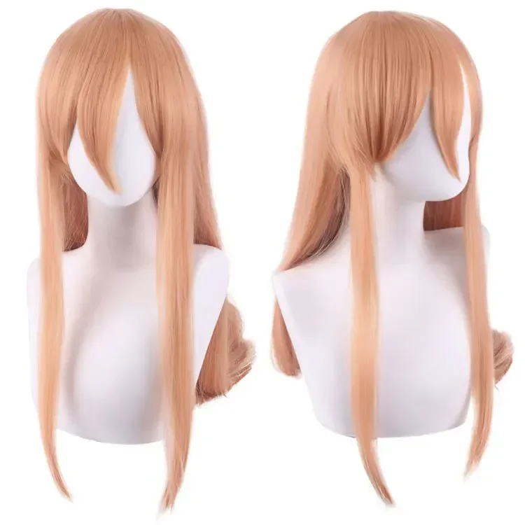 Synthetic Anime Chainsaw Man Wig Makima Reze Angel Devil Quanxi Makima Power Hayakawa Aki Denji Heat Resistant Hair Wigs