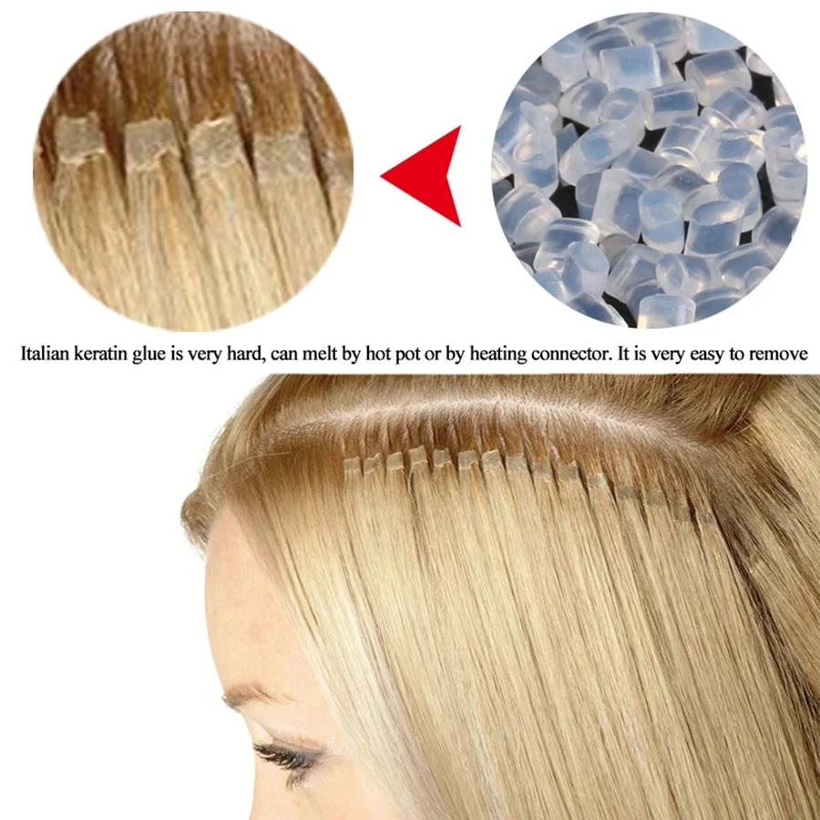 100gram/500gram Italian Keratin Glue Grain Keratin Top Quality Glue Granule Transparent Color For I Tip/ U-Tip Hair Extension