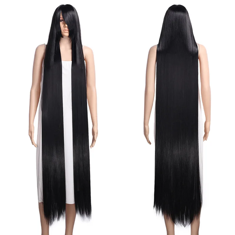 Ancient Costume Long Straight Hair Versatile Antique Style Headband With Multi-Color Styling Wig Synthetic Fiber Wig