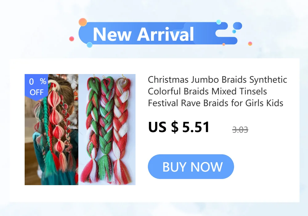 Purple Blue Tinsel Ponytail Extension with Elastic Hair Tie Glitter Braiding Hair For Kids Girls Crazy Hair Day Brave Hair