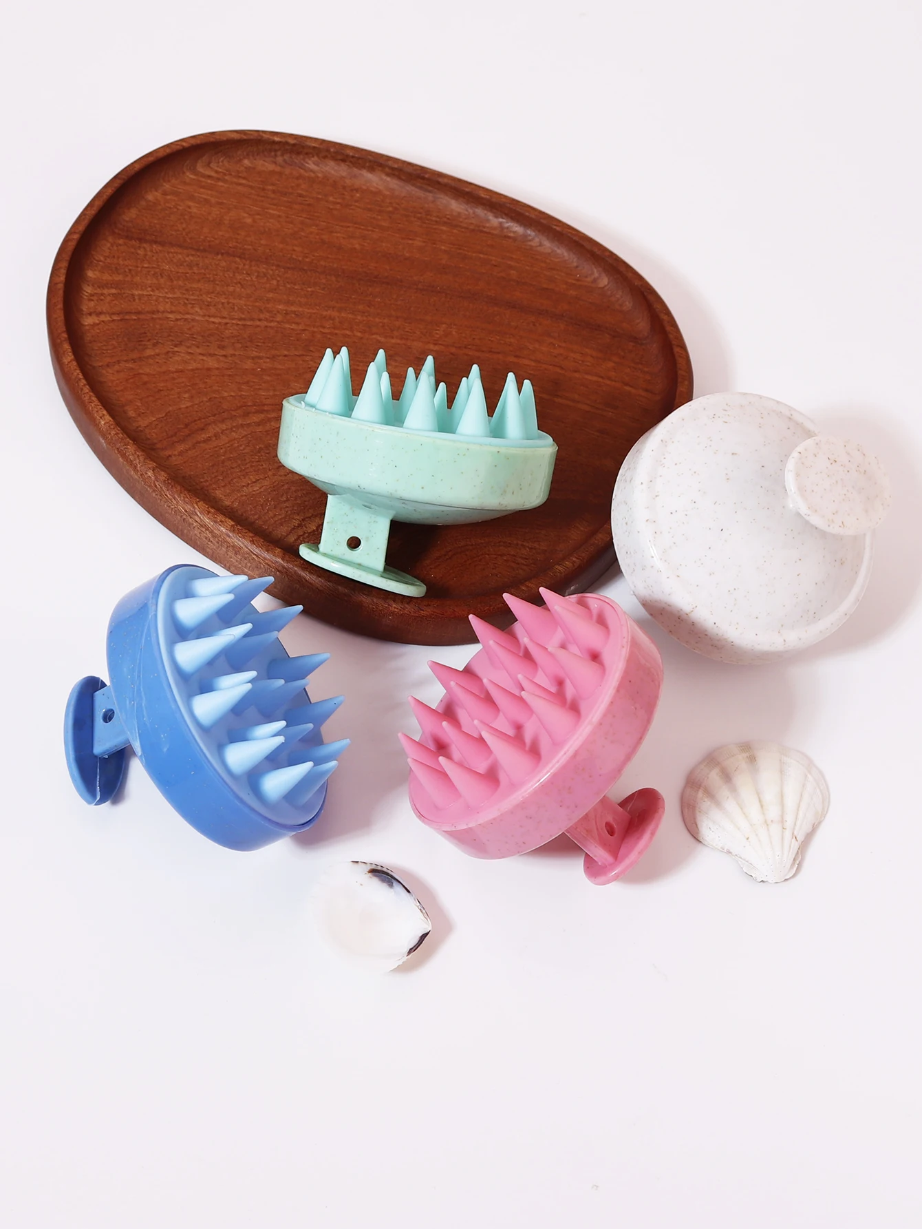 Hair Wash Brush, Silicone Scalp Massage Comb, Soft Body Massage Brush, Beauty and Hairdressing Tool, Special for Real Hair Wigs
