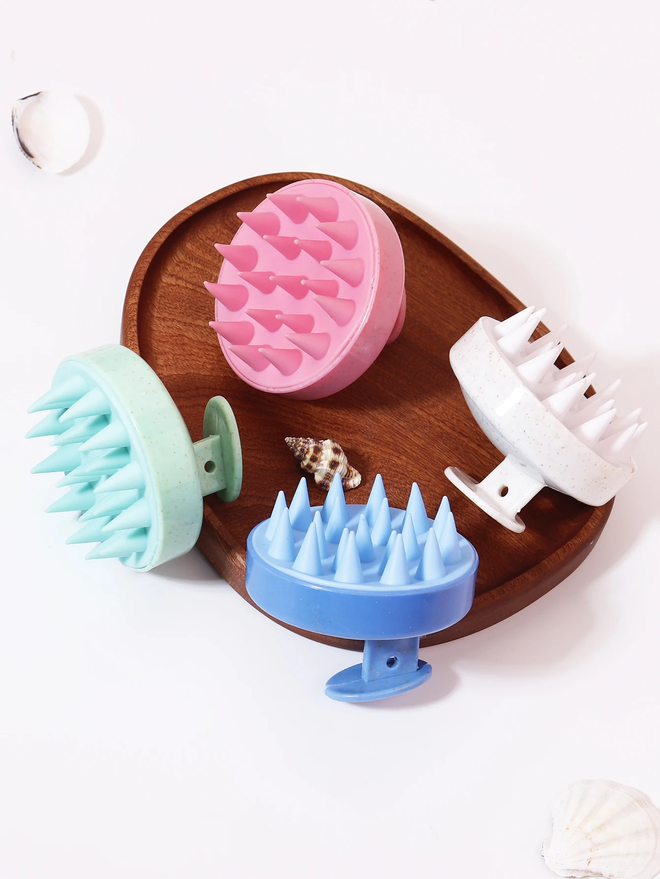 Hair Wash Brush, Silicone Scalp Massage Comb, Soft Body Massage Brush, Beauty and Hairdressing Tool, Special for Real Hair Wigs