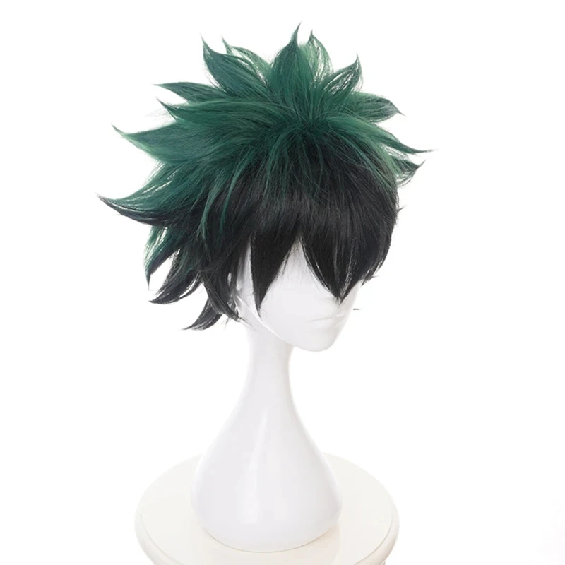 My Hero Academia Midoriya Izuku Bakugou Katsuki Bakugo Short Wig Cosplay Heat Resistant Synthetic Hair