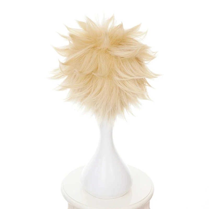 My Hero Academia Midoriya Izuku Bakugou Katsuki Bakugo Short Wig Cosplay Heat Resistant Synthetic Hair