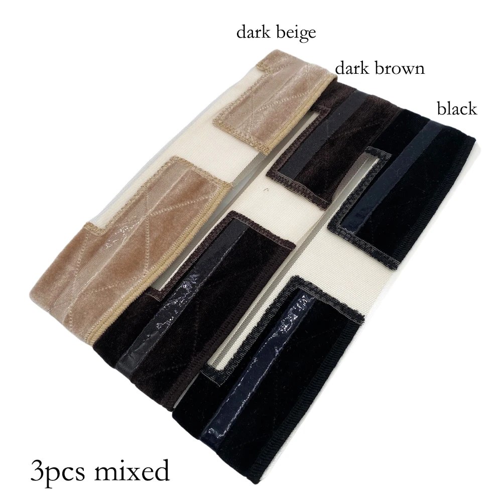 New Double-Sided Silicone Velvet Metal Buckle Anti-Slip Headband To Hold Wigs Wig Accessories