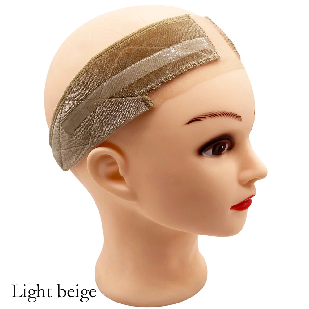 New Double-Sided Silicone Velvet Metal Buckle Anti-Slip Headband To Hold Wigs Wig Accessories